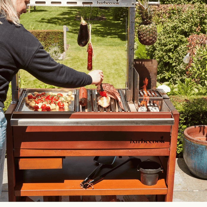 Barbecook Pedro Asado in Corten and Workstation