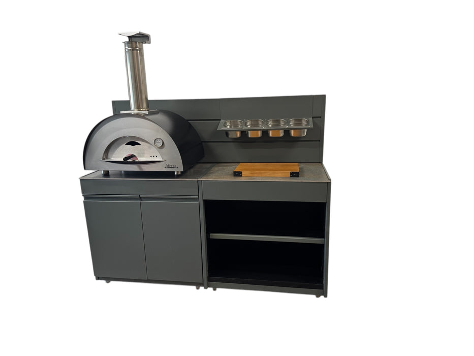 Vision Outdoor Double Door Pizza Ovens Station