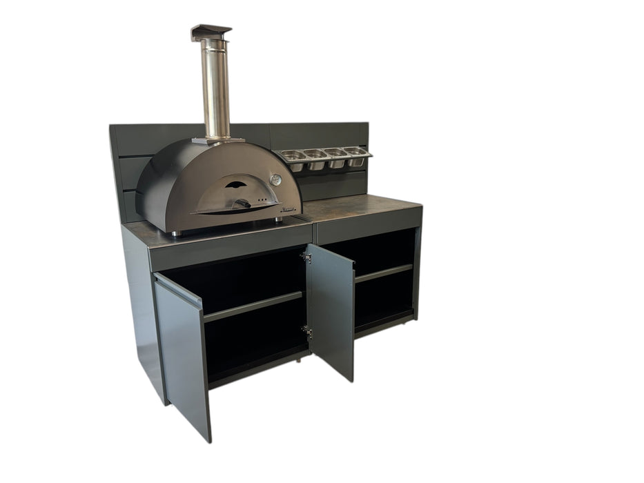 Vision Outdoor Double Door Pizza Ovens Station