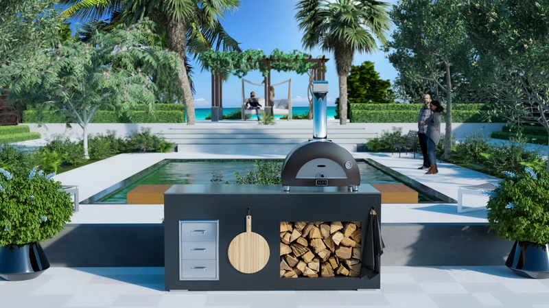 Grillandia Outdoor Kitchen Pizza Oven and Weather Cover -2M