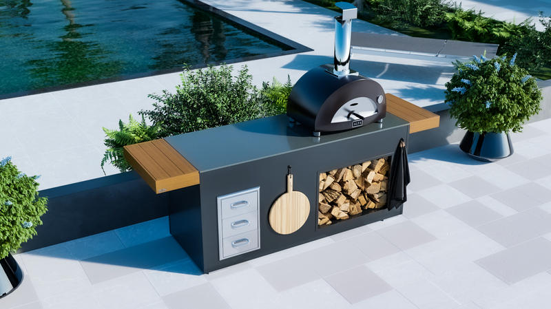 Grillandia Outdoor Kitchen Pizza Oven and Weather Cover -2M