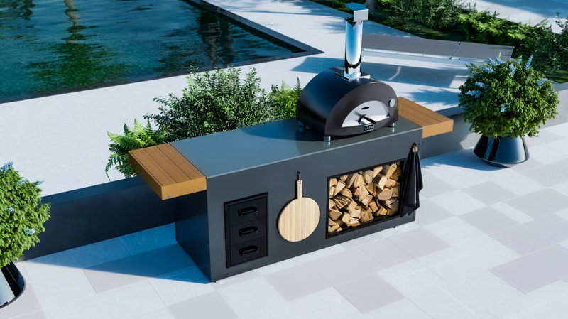 Grillandia Outdoor Kitchen Pizza Oven and Weather Cover -2M