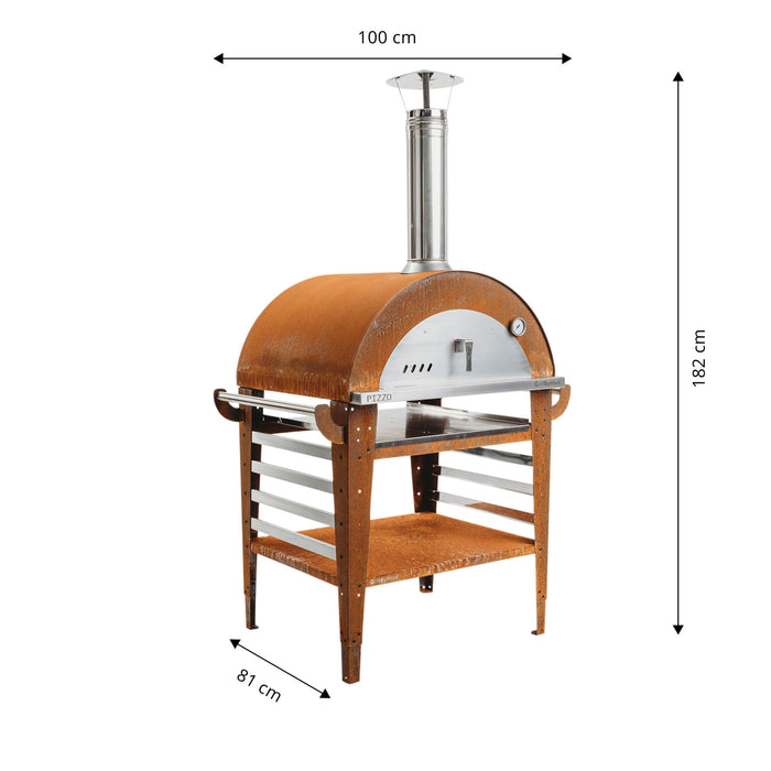 GrillSymbol Pizzo-Set - Pizza oven with the base