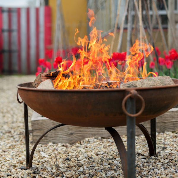 Plain Jane with Swing Arm BBQ Rack Fire Pit