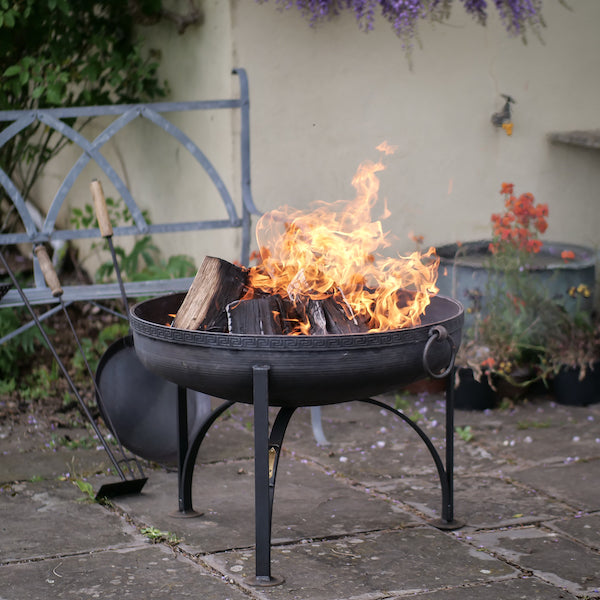 Plain Jane with Swing Arm BBQ Rack Fire Pit