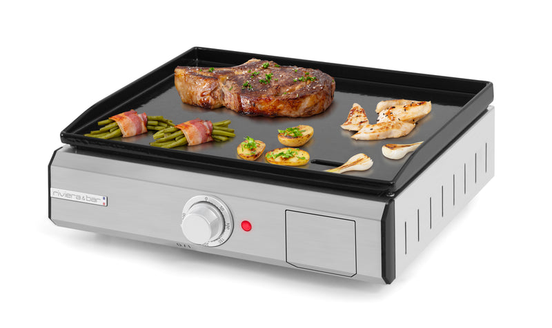 Pro enameled cast iron plancha 1 zone QPL1045