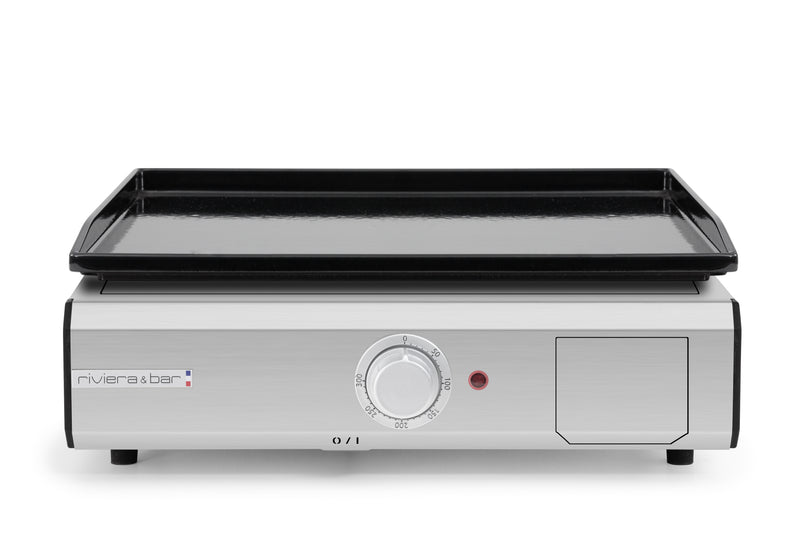 Pro enameled cast iron plancha 1 zone QPL1045