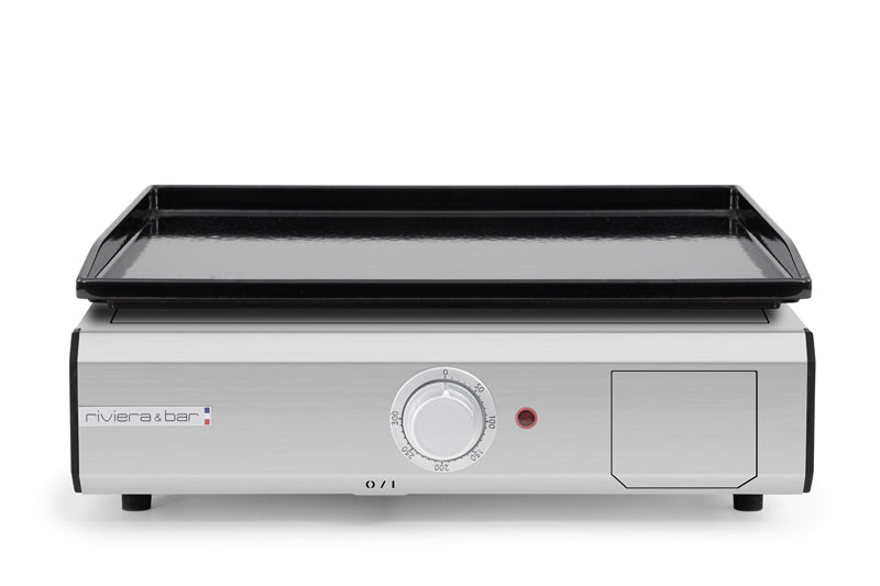 Pro enameled cast iron plancha 1 zone QPL1045