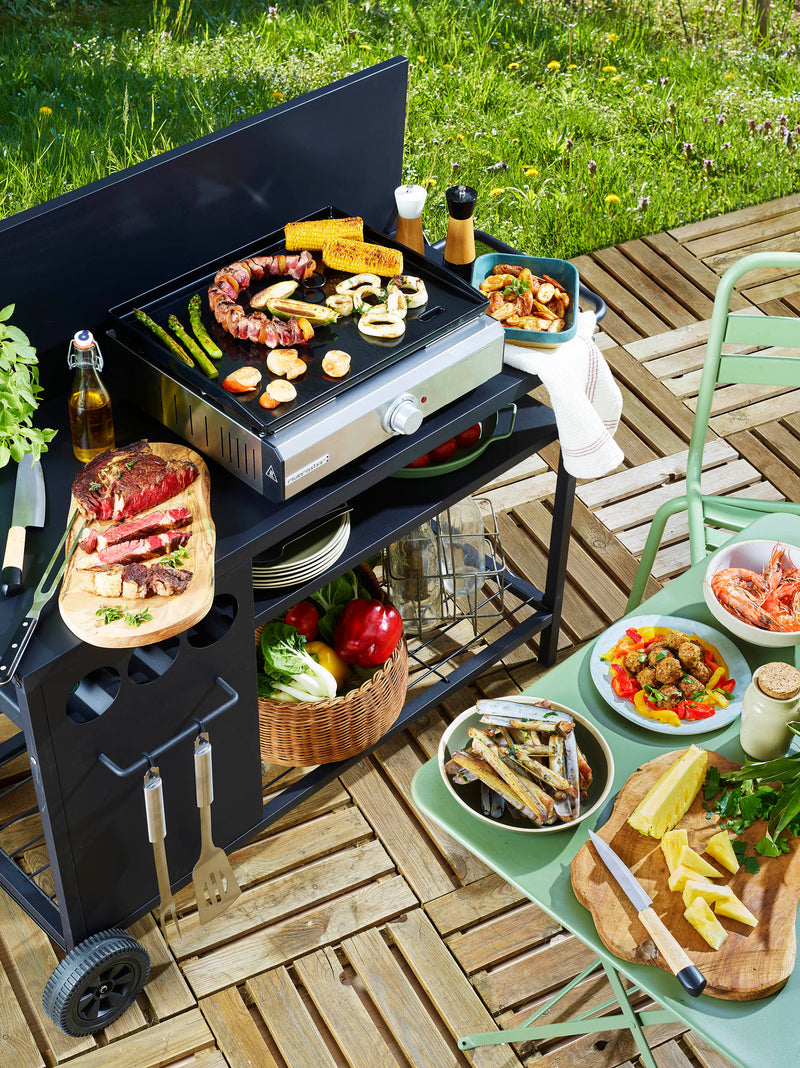 Pro enameled cast iron plancha 1 zone QPL1045