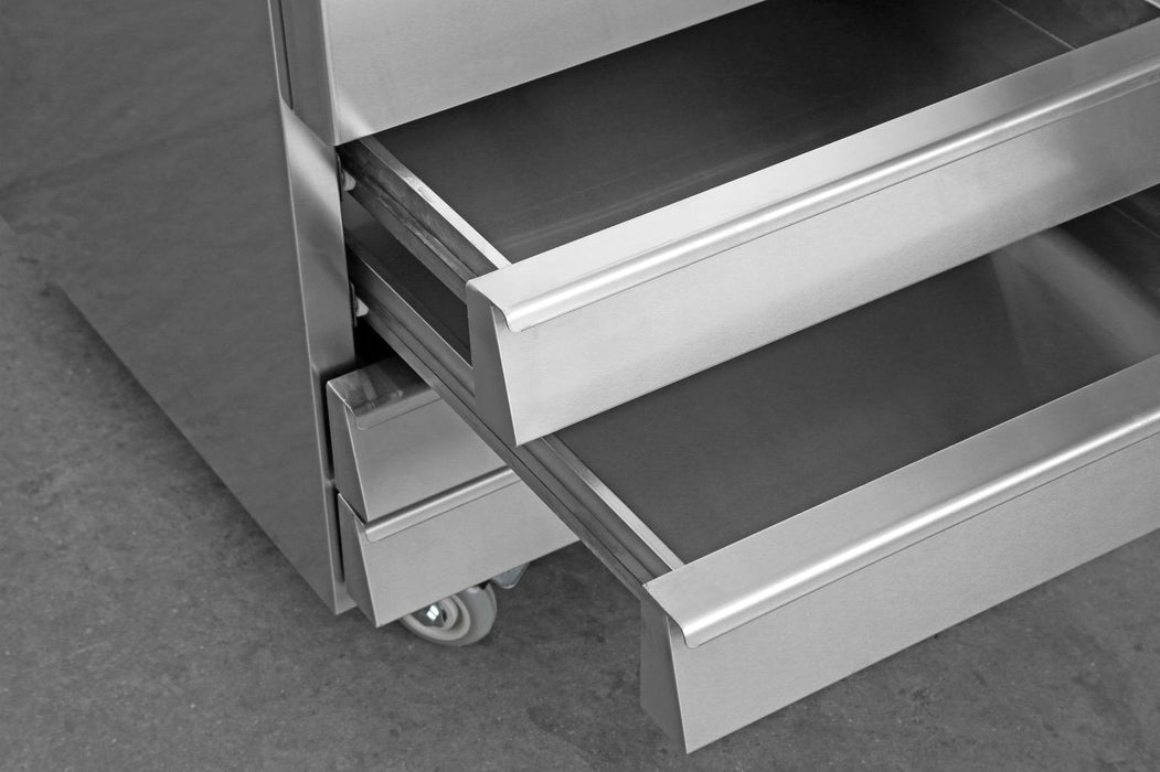 Pizza Press with Integrated Cooling Workstation