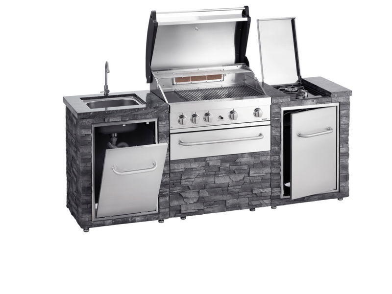 Grand Pro Outdoor kitchen Elite Pro BBQ and Side Burner