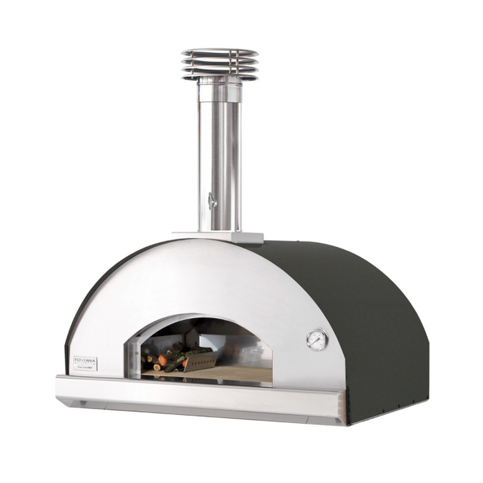 Fontana Marinara Anthracite Build Wood & Gas Hybrid Pizza Oven