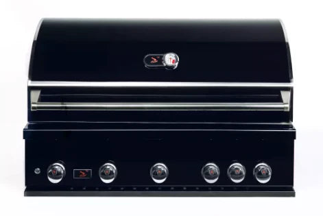 Whistler Burford Black 5 Burner Barbecue with Rotisserie and Weather Cover