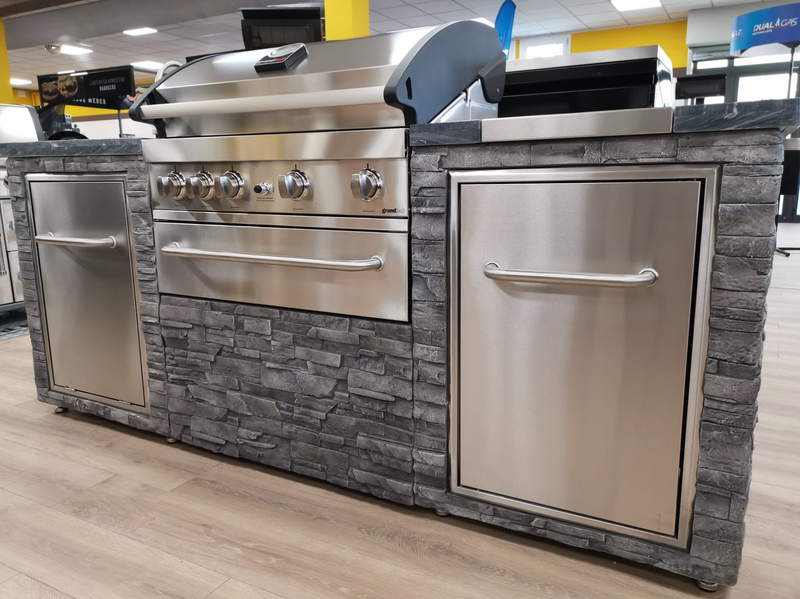Grand Pro Outdoor kitchen Elite Pro BBQ and Side Burner