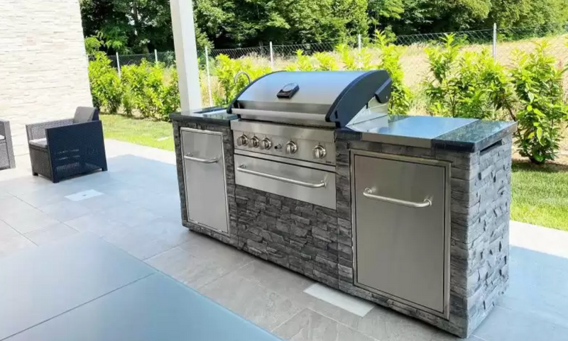 Grand Pro Outdoor kitchen Elite Pro BBQ and Side Burner