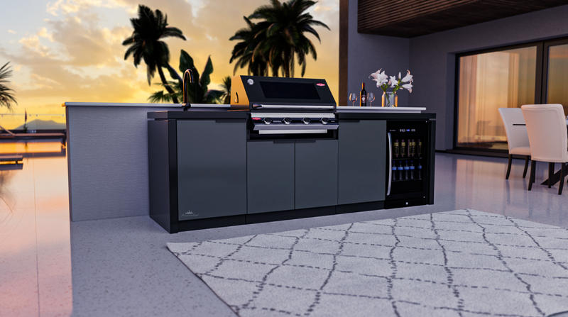Cabinex Classic Outdoor Kitchen With Beefeater Signature 1600E 4 Burner Gas BBQ