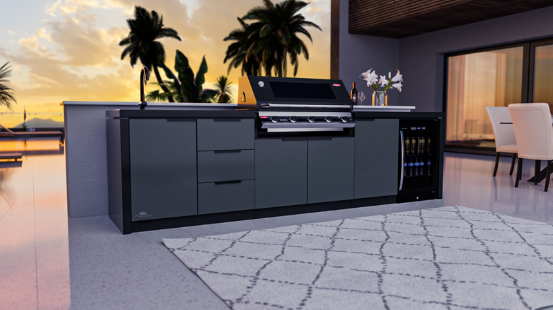 Cabinex Premium Outdoor Kitchen With Beefeater Discovery 1500 5 Burner Gas BBQ