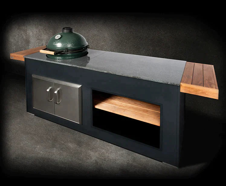 Grillandia Outdoor Kitchen Large Green Egg, Fridge, Sink and Weather Cover - 2.5M