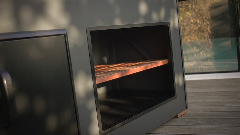 Grillandia Outdoor Kitchen  Bastard Egg, Sink, Hob and Weather Cover - 4.4m