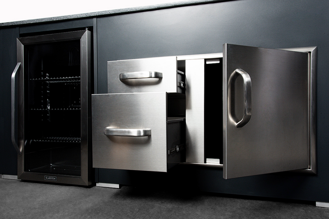 Outdoor Kitchen + Maxim G5 - Tri-Double Doors + Premium Cover - 2.5M