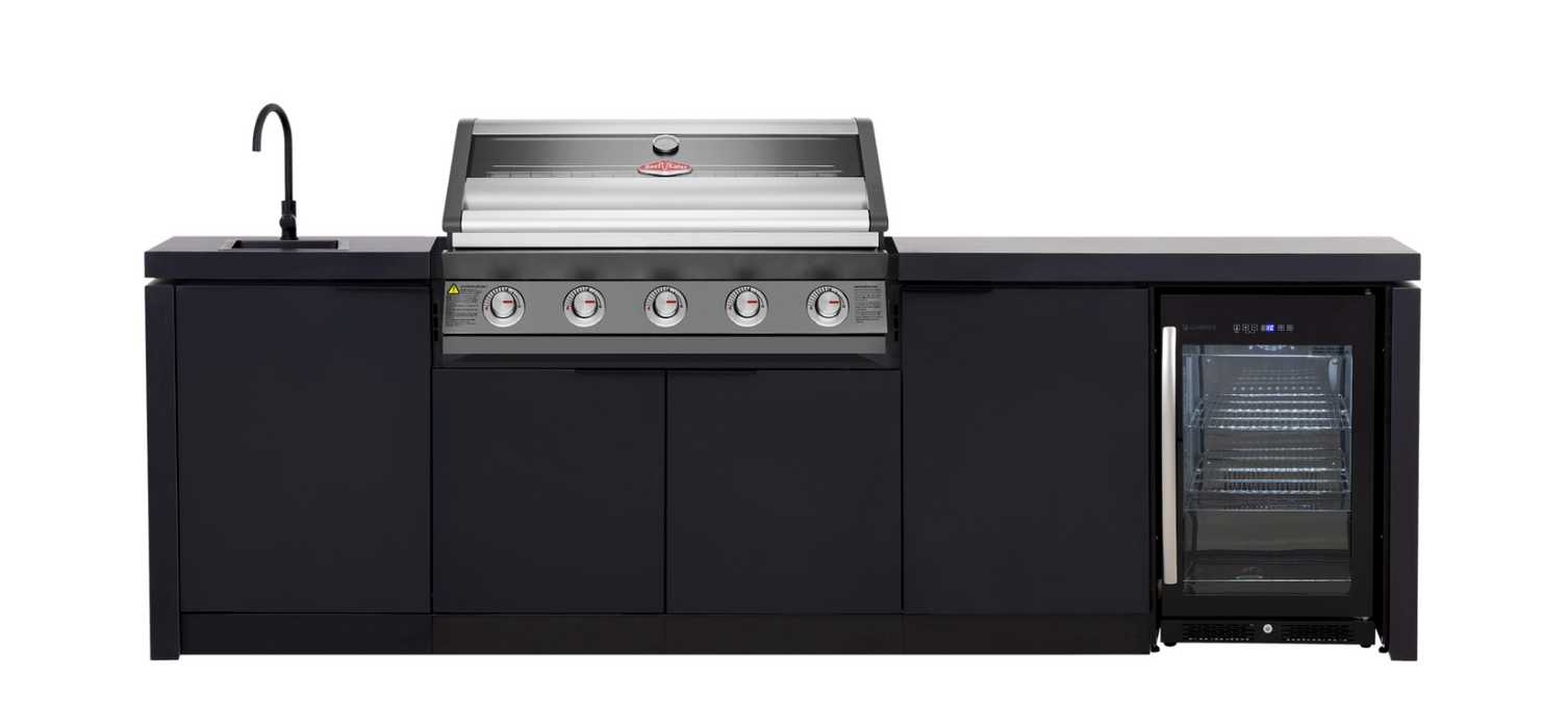 Cabinex Classic Outdoor Kitchen With Beefeater Signature 1600E 5 Burner Gas BBQ