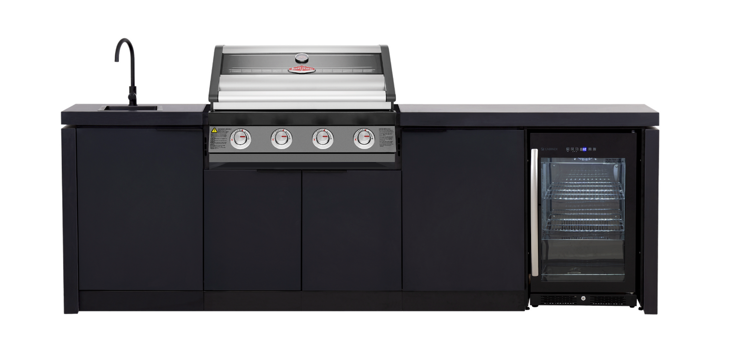 Cabinex Classic Outdoor Kitchen With Beefeater Signature 1600E 4 Burner Gas BBQ