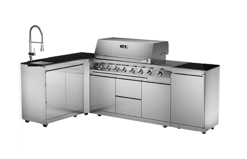 Whistler Outdoor Kitchen 6 Burner BBQ, and Sink
