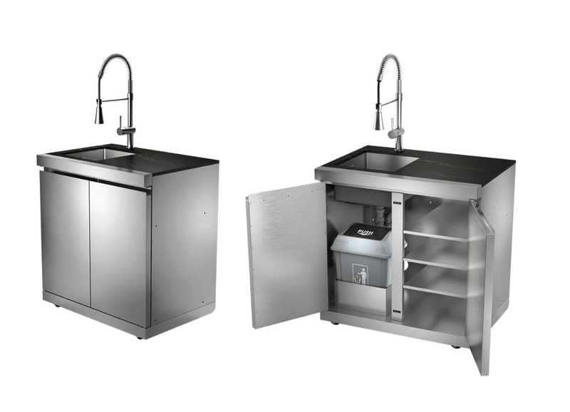 Whistler Outdoor Kitchen 6 Burner BBQ, and Sink