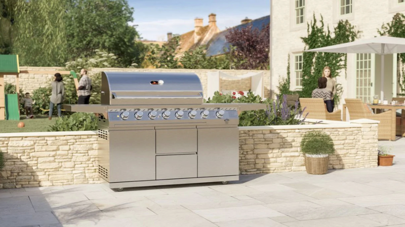 Whistler Outdoor Kitchen 6 Burner BBQ, and Sink