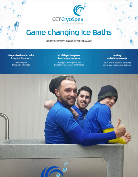 CET CryoSpa ContrastSpa DuoIce Baths X1 Cold X1 Hot | 1-8 People