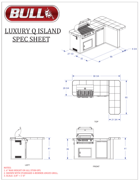 Bull Outdoor Kitchen Islands - Luxury Q