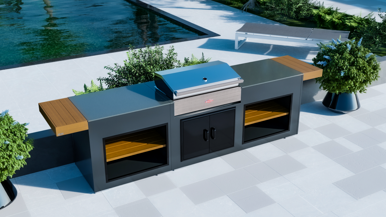 Outdoor Kitchen +  Beefeater Discovery 1500 5B + Premium Cover - 2.5M