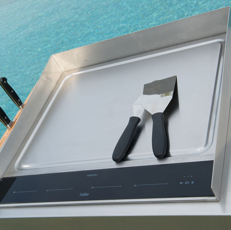 Indu+ TomBoy Duo Unico Electric BBQ Grill Cart