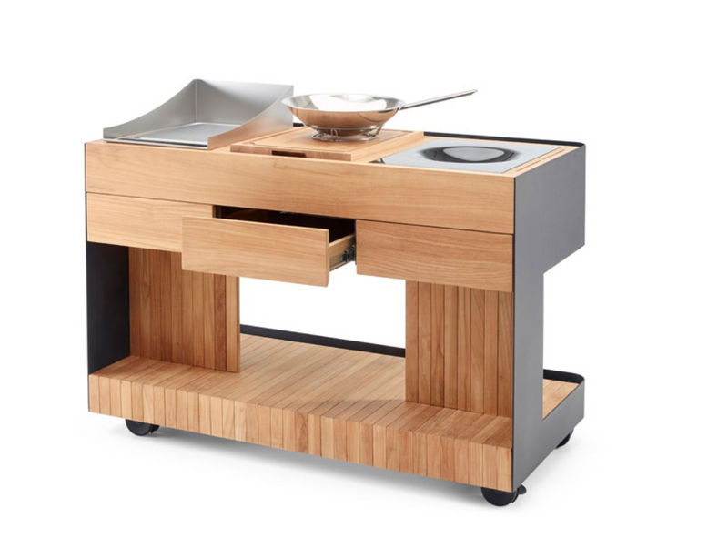 Indu+ Bilba Electric BBQ Grill Cart | Teppanyaki 38