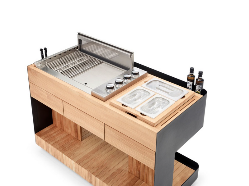 Indu+ Bilba Electric BBQ Grill Cart | Teppanyaki 38