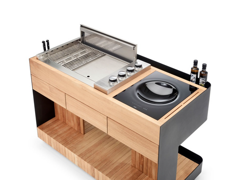 Indu+ Bilba Electric BBQ Grill Cart | Teppanyaki 38