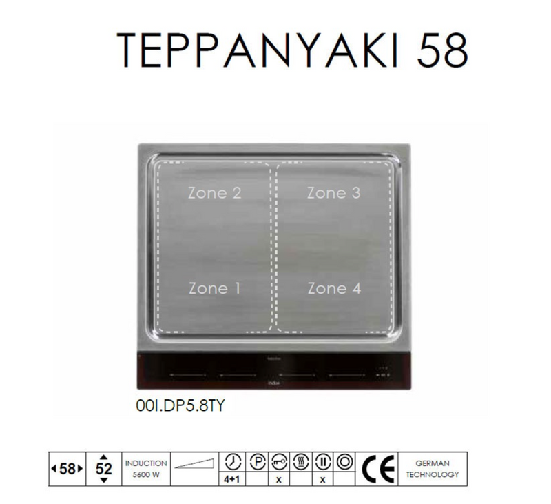 Indu+ Bilba Electric BBQ Grill Cart | Teppanyaki 58