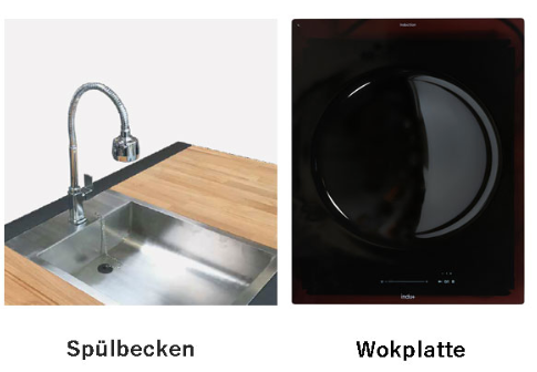 Indu+ Arvid worktop with sink