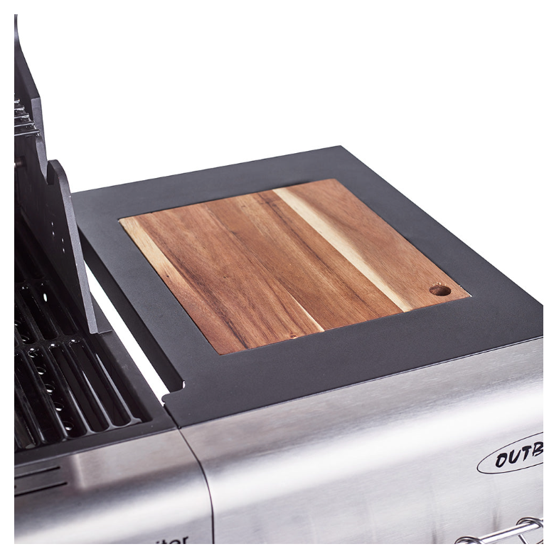 Jupiter 4 Burner Hybrid with Chopping Board – Green