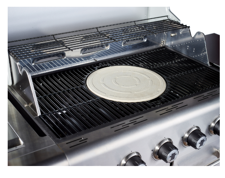 Jupiter 4 Burner Hybrid with Chopping Board – Stainless Steel