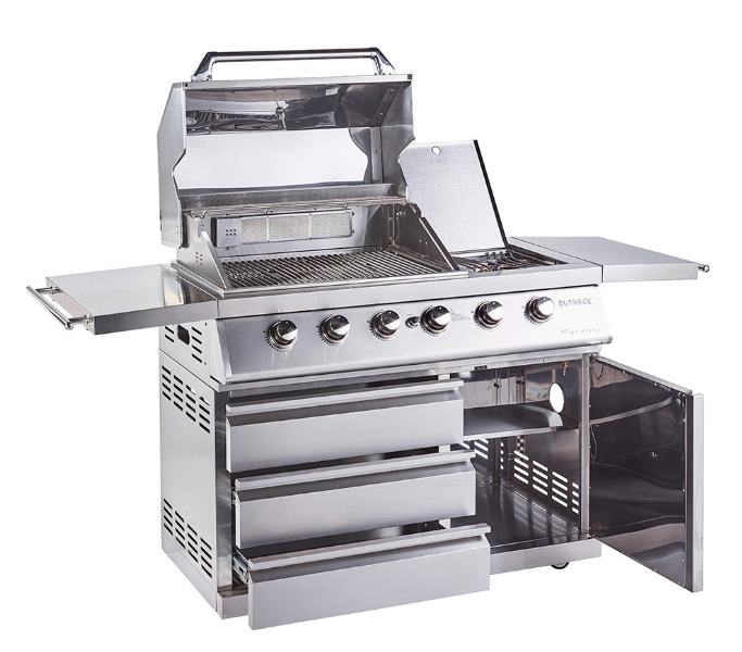 Outback Signature II 4 Burner Hybrid – Stainless Steel