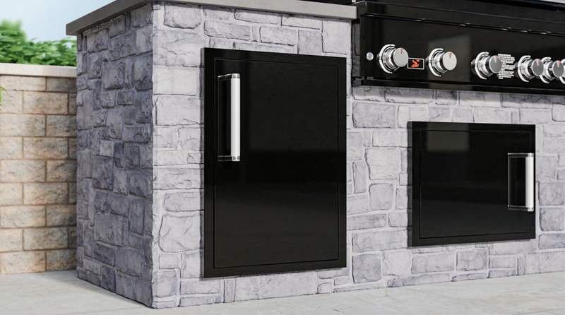 Whistler Black Silk Burford Single Vertical Door