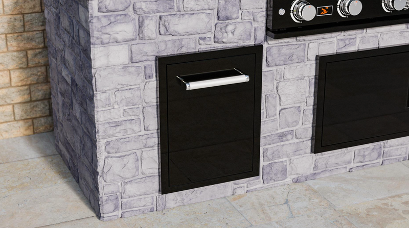 Whistler Burford Bin Drawer Unit Black