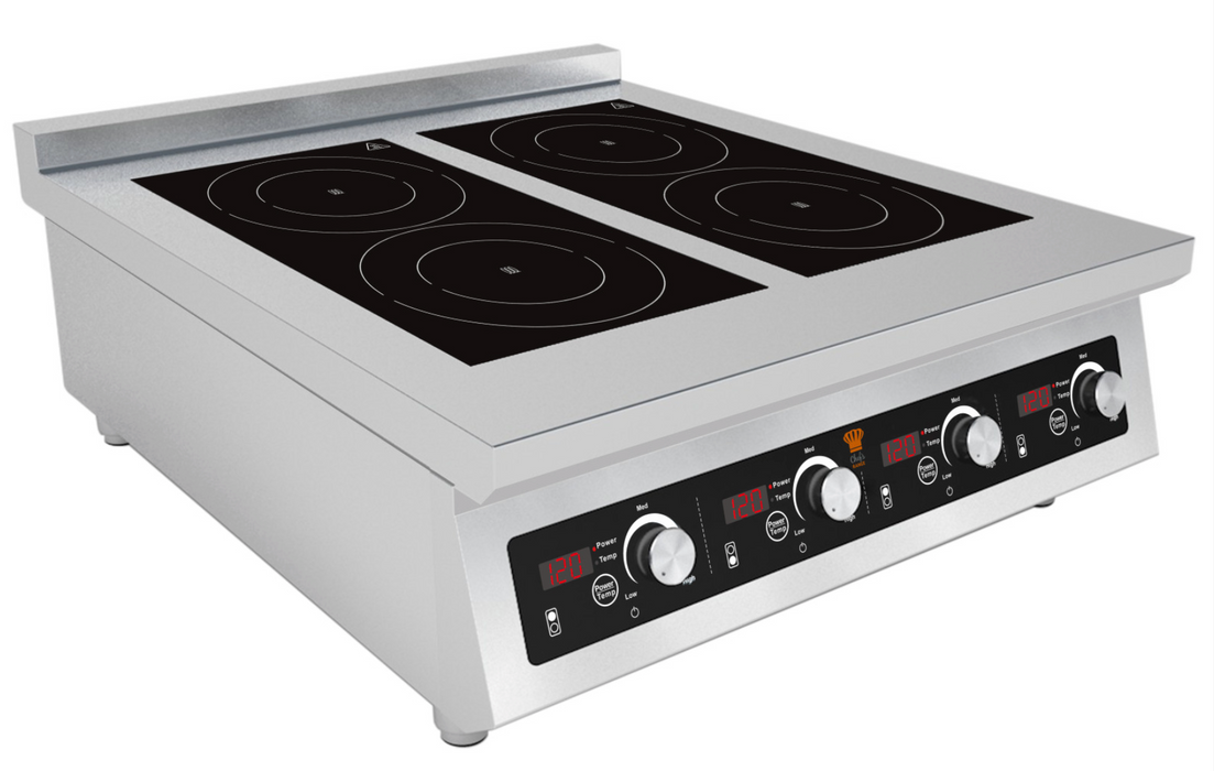CHEFSRANGE BE70IH4-3.5 70 LINE COUNTER TOP 4 RING INDUCTION HOB - 4 X 3.5KW POWER