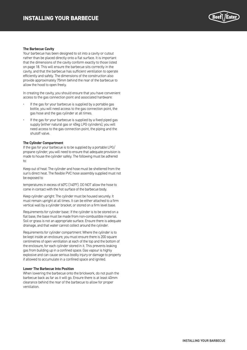 Beefeater 1200S Built-In 5 Burner Gas BBQ