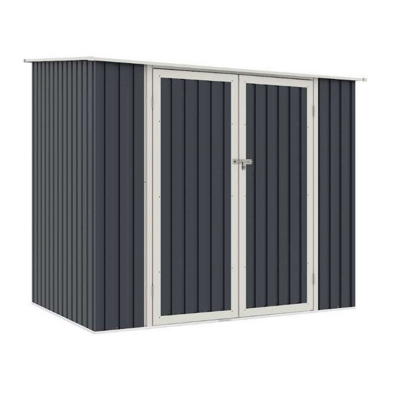 LOTUS PHOEBE PENT METAL SHED 7X5 - GREY