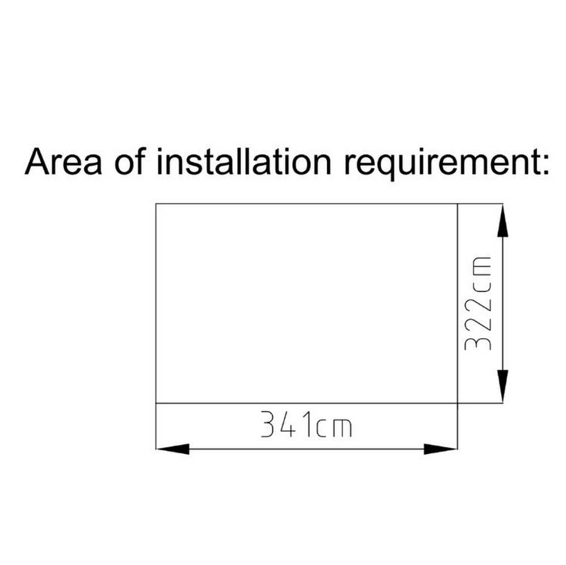 LOTUS HYPNOS APEX METAL SHED GREEN 11X10.5
