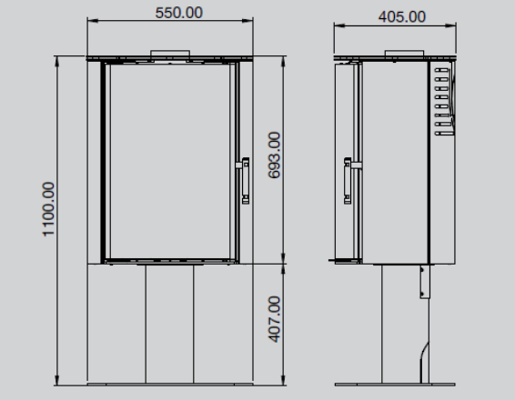 ACR Osprey eVe Wood Stove