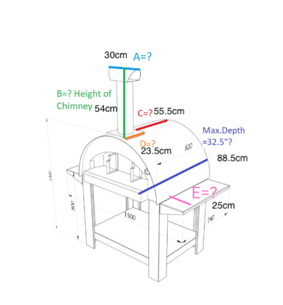 Alpha Pro Grande Wood-Fired Pizza Oven Bundle + Cover | Anthracite