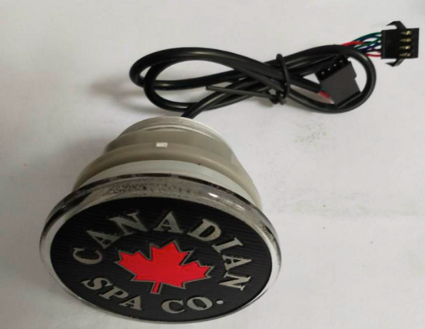Cabinet LED Logo Plate - Black Ice